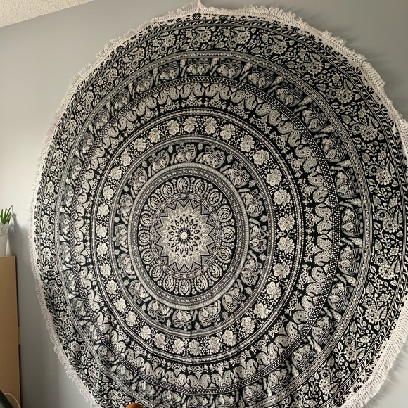 Boho Circle Mandala Tapestry - Picture 2 of 5